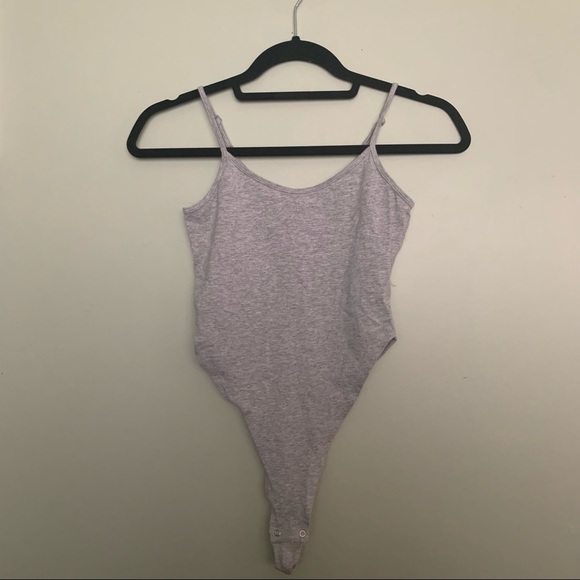 Gray bodysuit tank top - Picture 1 of 1